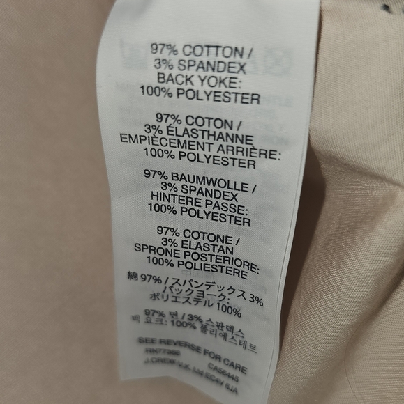 J Crew Cotton Pale Pink Pastel Ruffled Sleeveless Pink Top with ruffle neck 16 - Picture 11 of 13